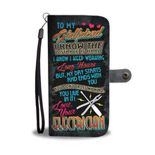 Load image into Gallery viewer, Electrician's Girlfriend Wallet Case 1