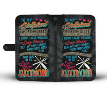 Load image into Gallery viewer, Electrician's Girlfriend Wallet Case 1