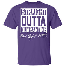 Load image into Gallery viewer, Straight Outta Quarantine Hair Stylist 2020 Shirts