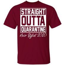 Load image into Gallery viewer, Straight Outta Quarantine Hair Stylist 2020 Shirts