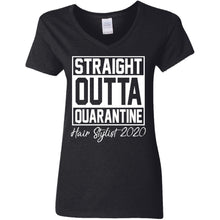 Load image into Gallery viewer, Straight Outta Quarantine Hair Stylist 2020 Shirts