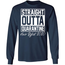 Load image into Gallery viewer, Straight Outta Quarantine Hair Stylist 2020 Shirts